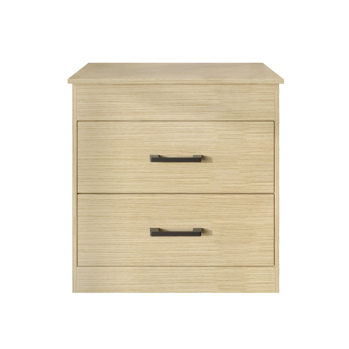 Zarevia Modern Nightstand with RFID Lock, Lift-Top Storage and 2 Drawers