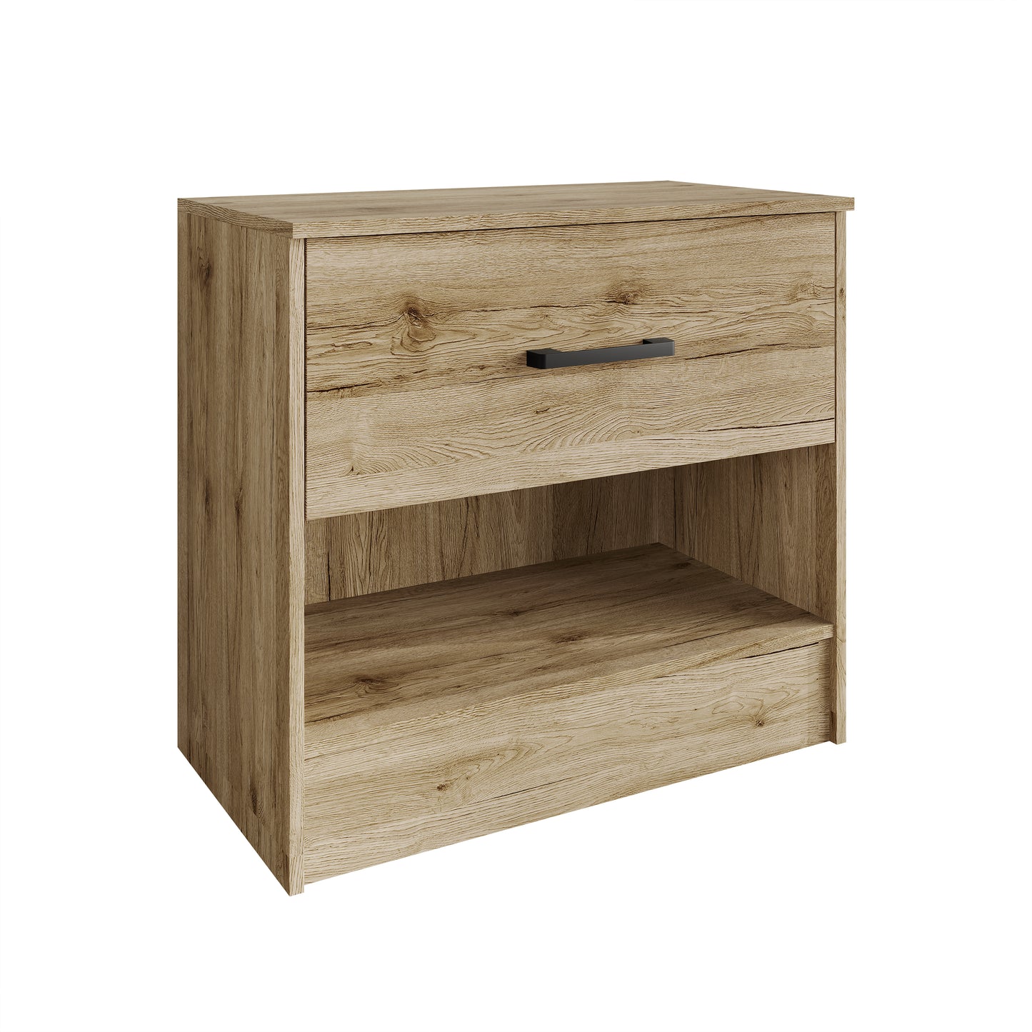 Veylora Modern RFID Lock Nightstand with Hidden Compartment
