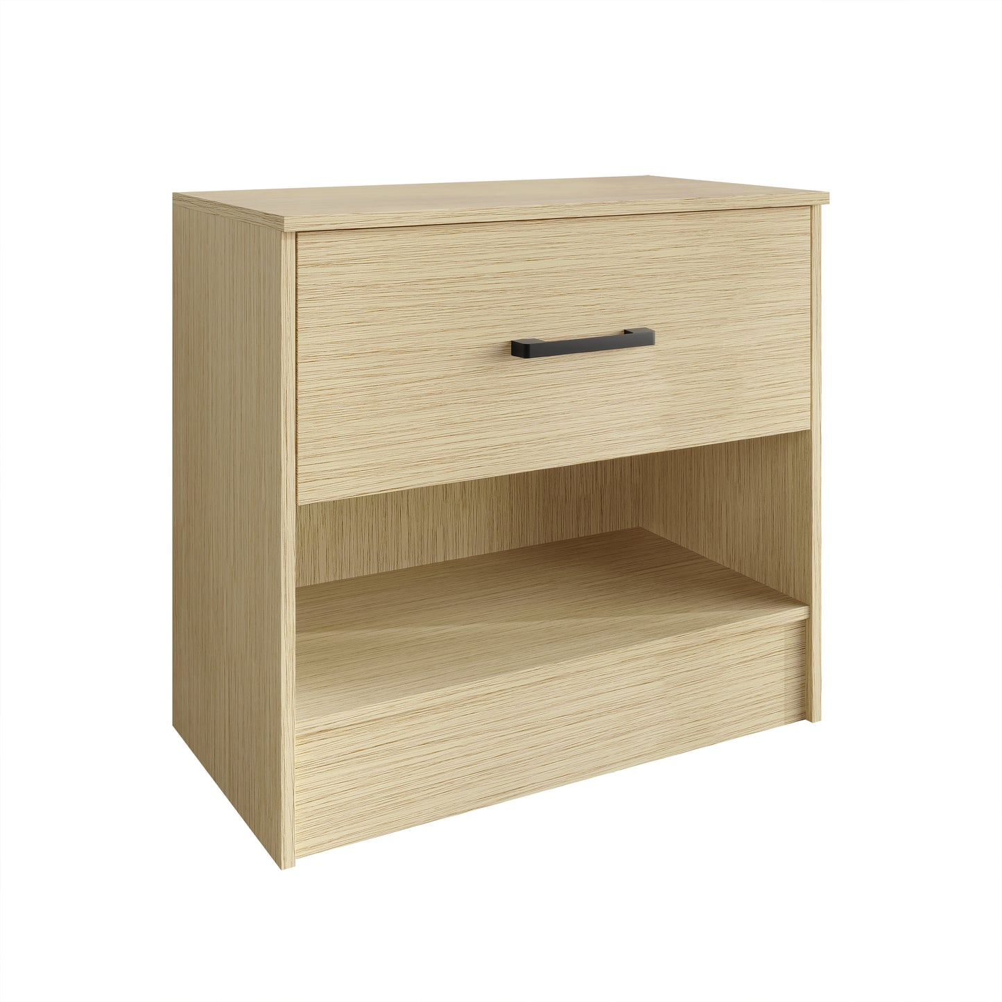 Veylora Modern RFID Lock Nightstand with Hidden Compartment