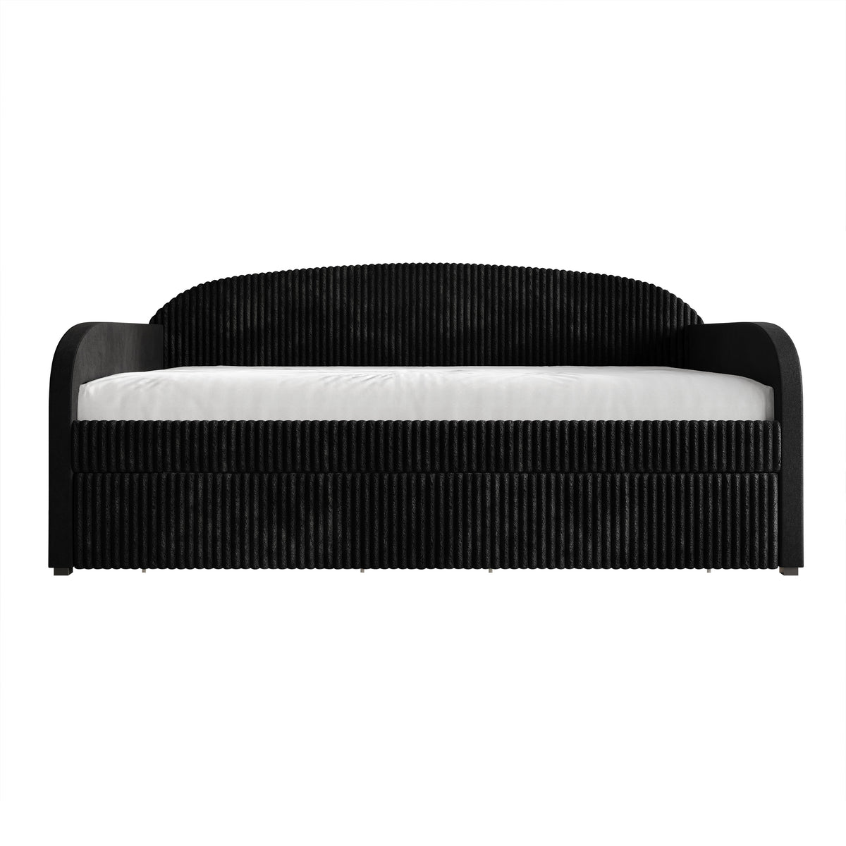 Kewell Corduroy Modern Velvet Twin Daybed