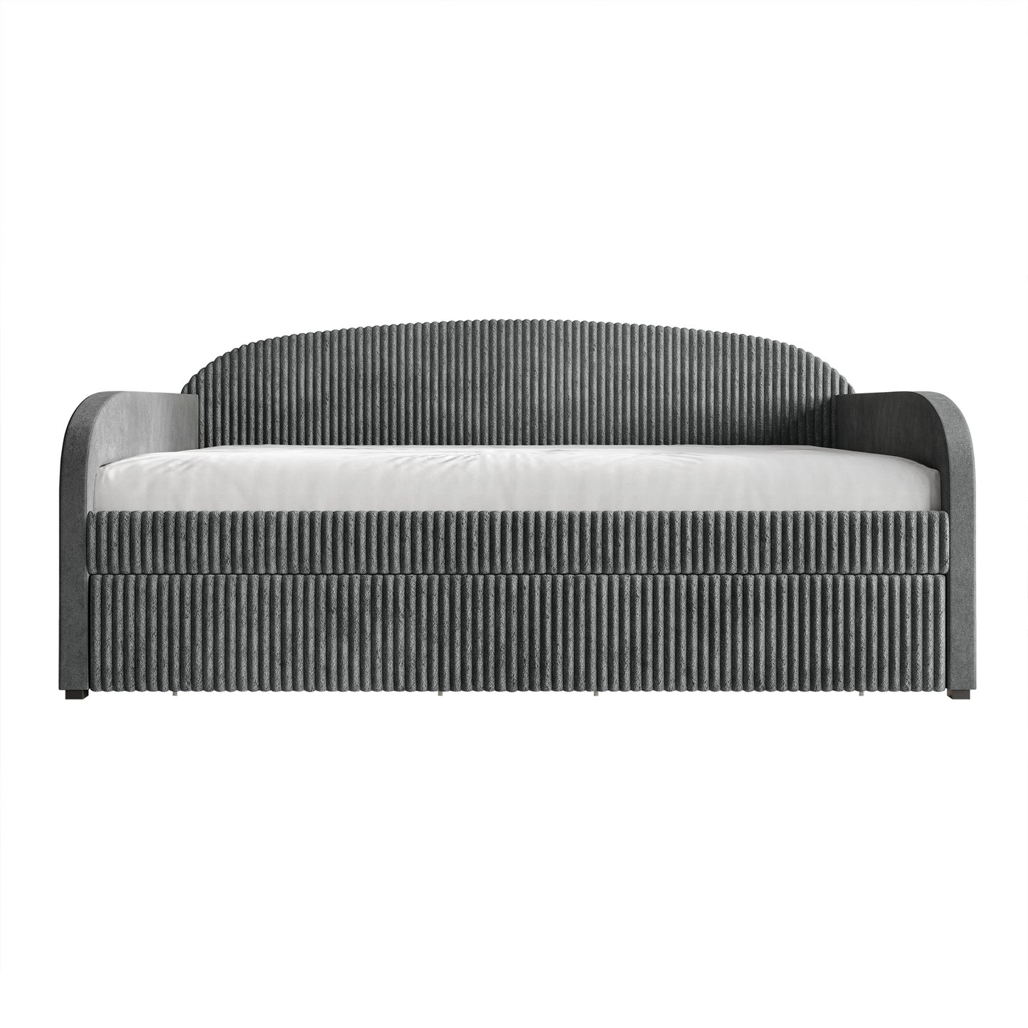 Kewell Corduroy Modern Velvet Twin Daybed