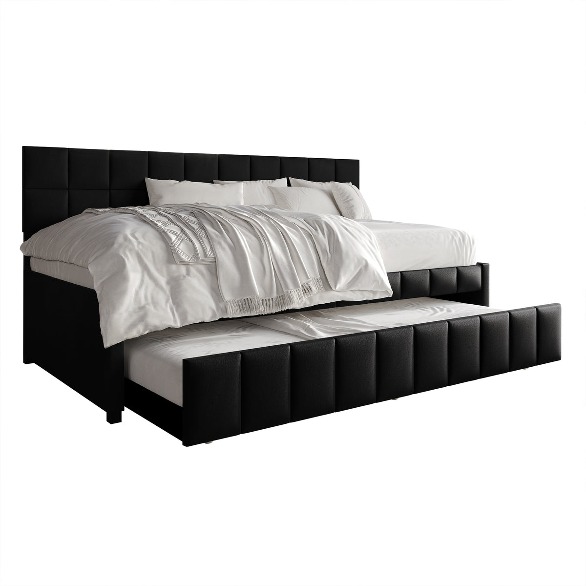 Elegancely Twin Daybed with Trundle