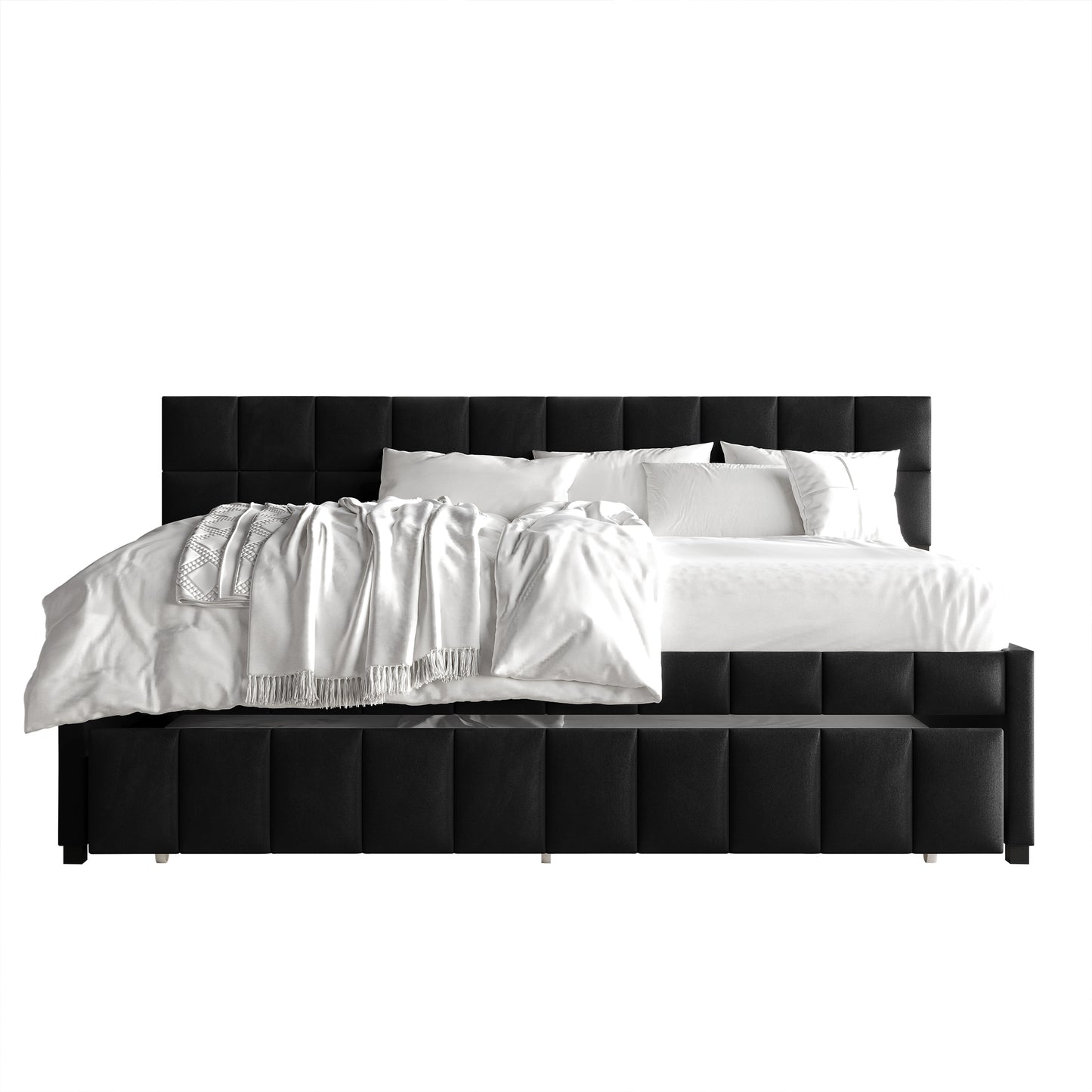 Elegancely Twin Daybed with Trundle