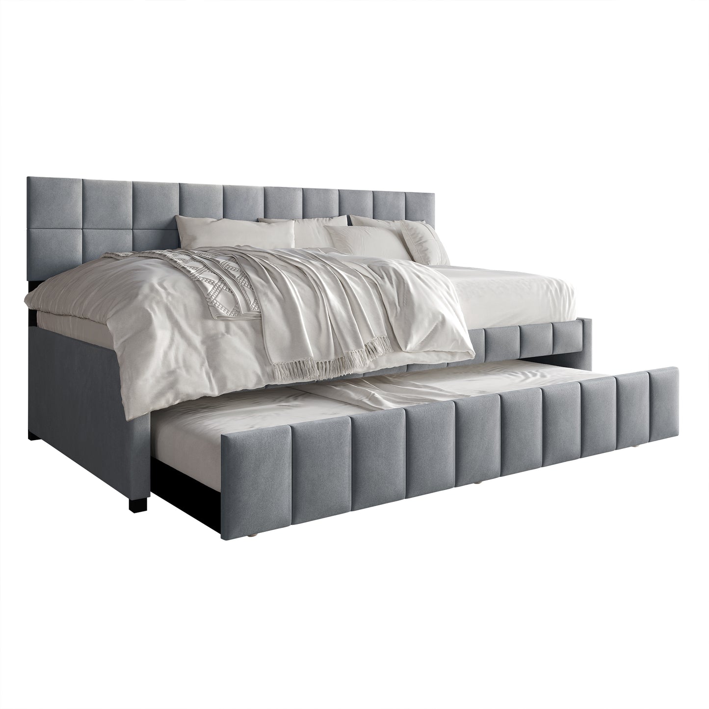 Elegancely Twin Daybed with Trundle