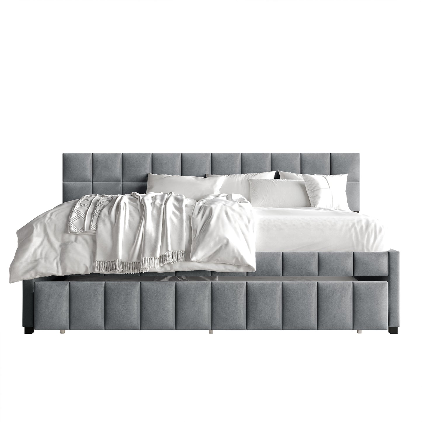 Elegancely Twin Daybed with Trundle