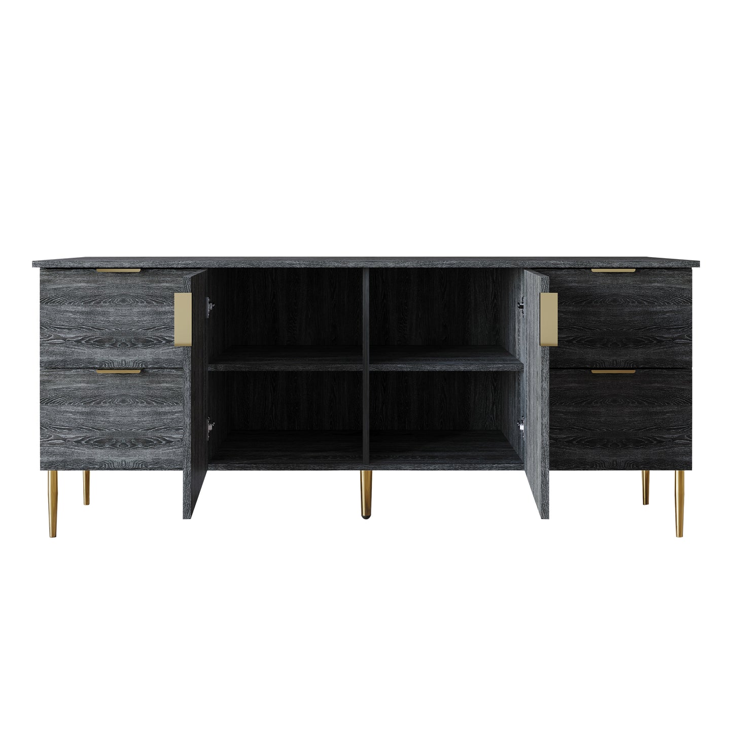Tiniya Modern and Luxury Clean-Lines Sideboard