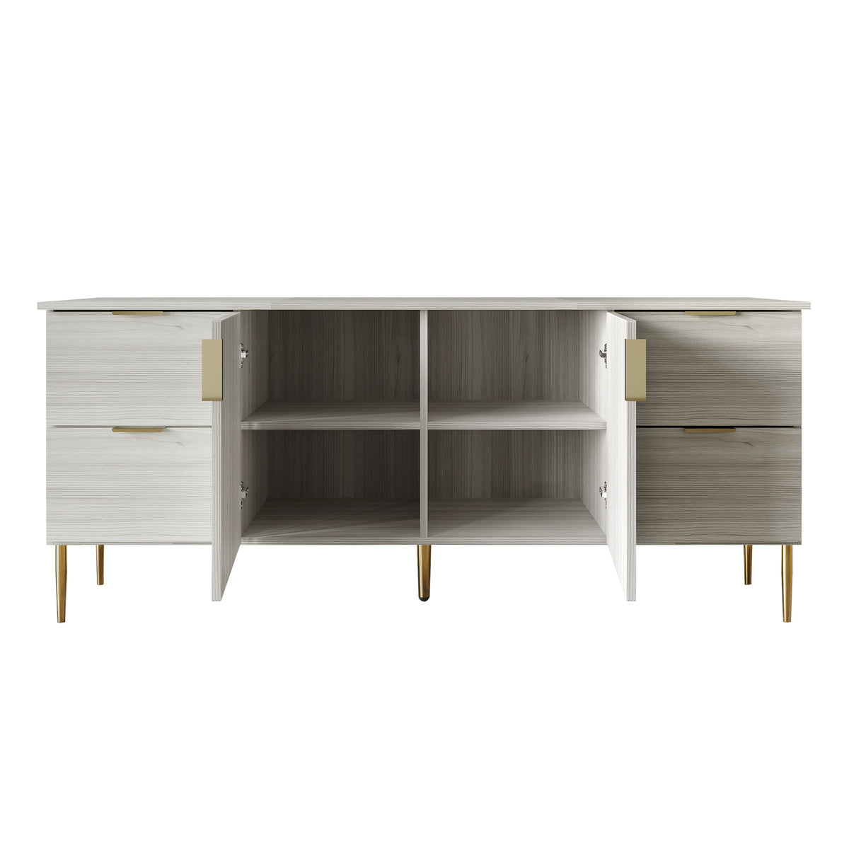 Tiniya Modern and Luxury Clean-Lines Sideboard