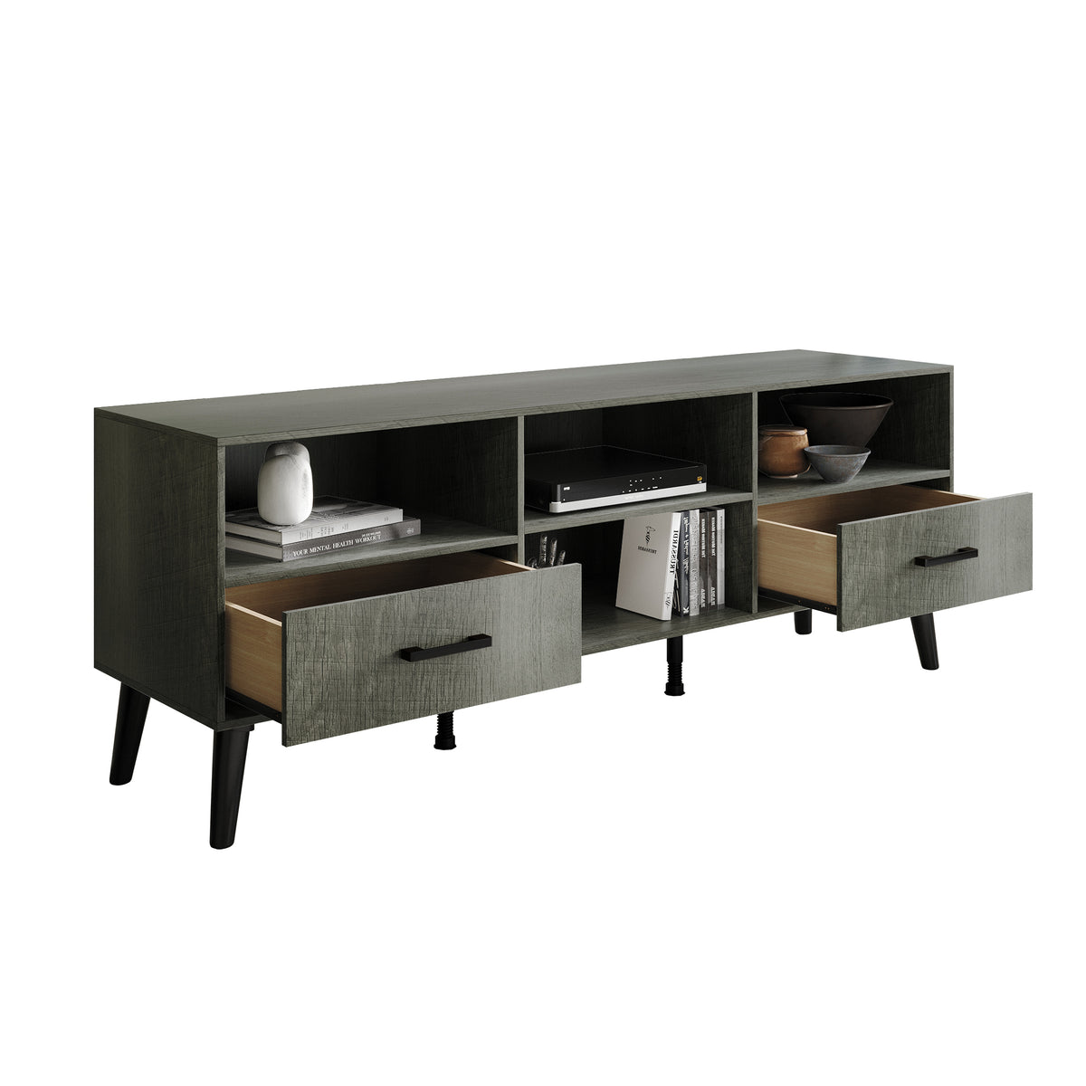 Edgao Rustic TV Stand Console