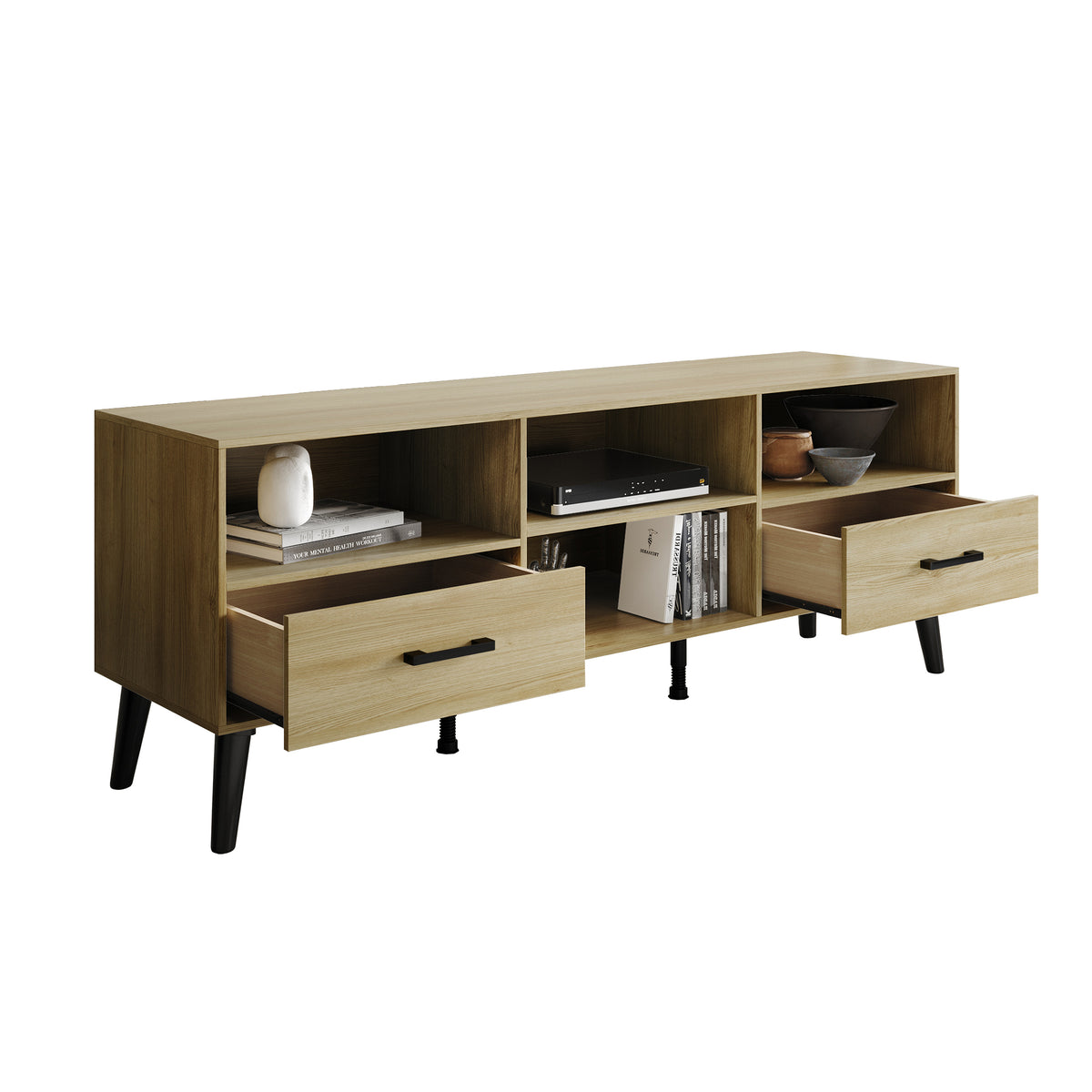 Edgao Rustic TV Stand Console
