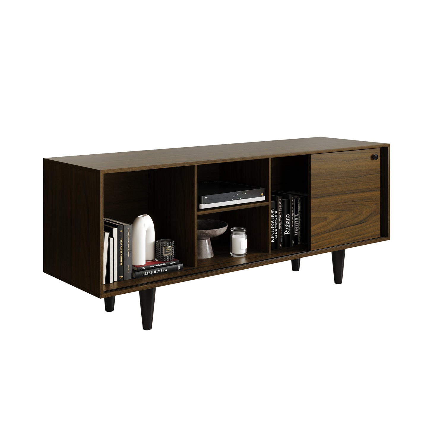 Hanh Mid-Century Modern TV Stand Console
