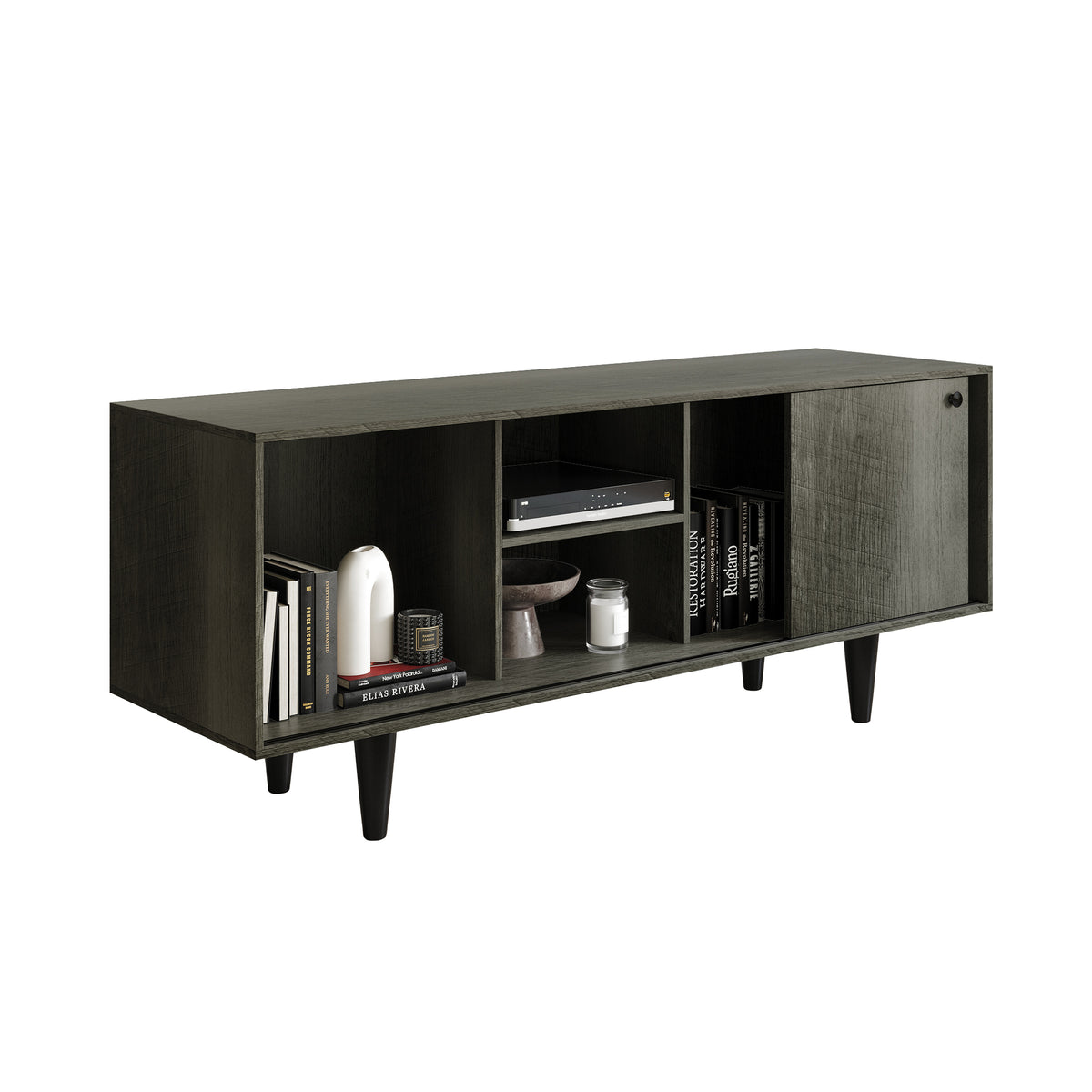 Hanh Mid-Century Modern TV Stand Console