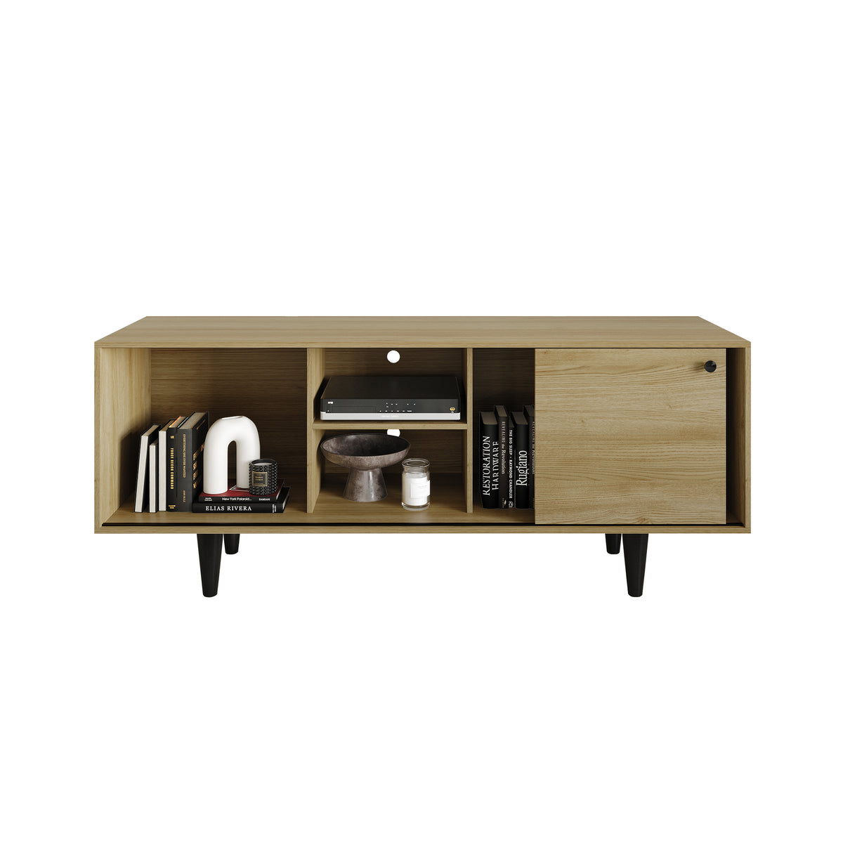 Hanh Mid-Century Modern TV Stand Console