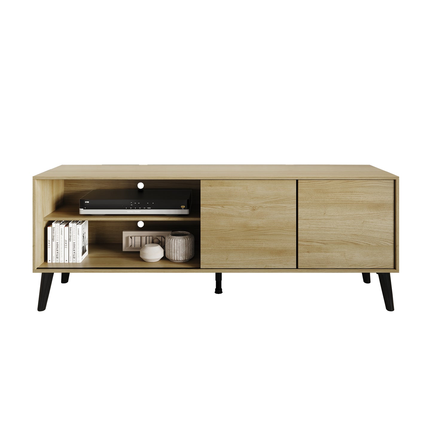 Hanh Mid-Century Modern TV Stand Console