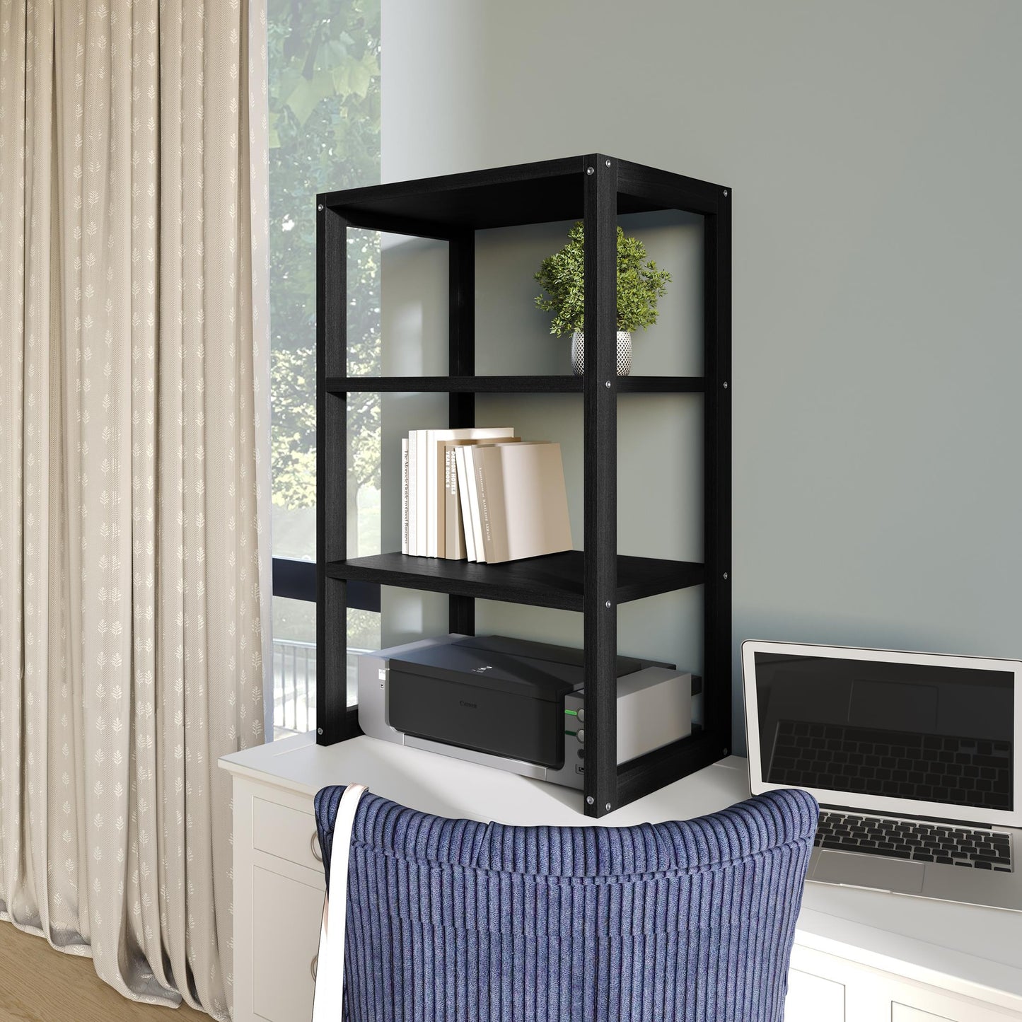Lena 3-Tier Open Bookshelf