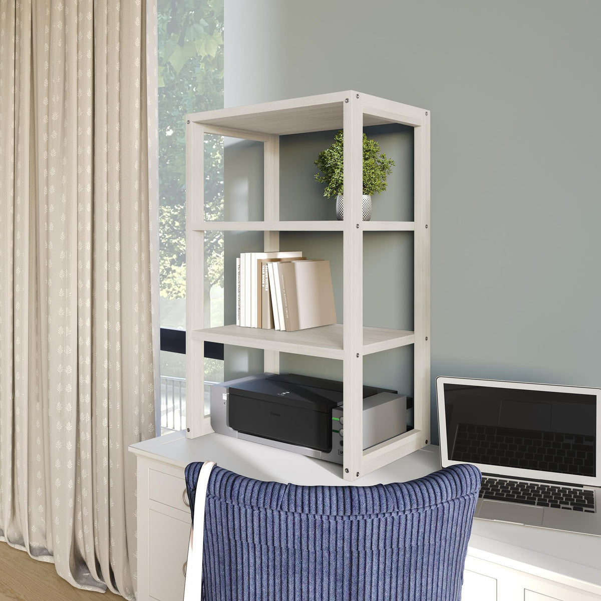 Lena 3-Tier Open Bookshelf