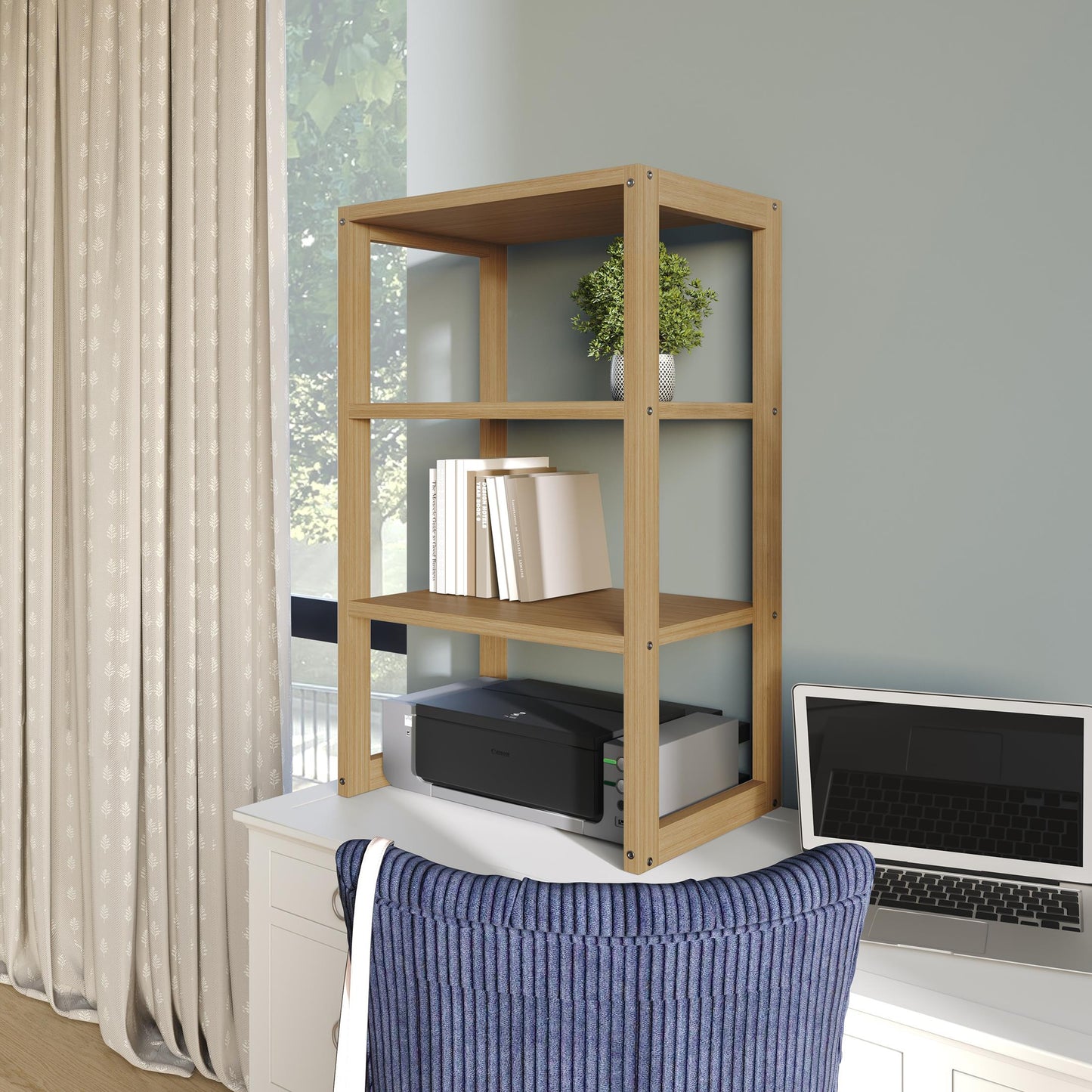 Lena 3-Tier Open Bookshelf