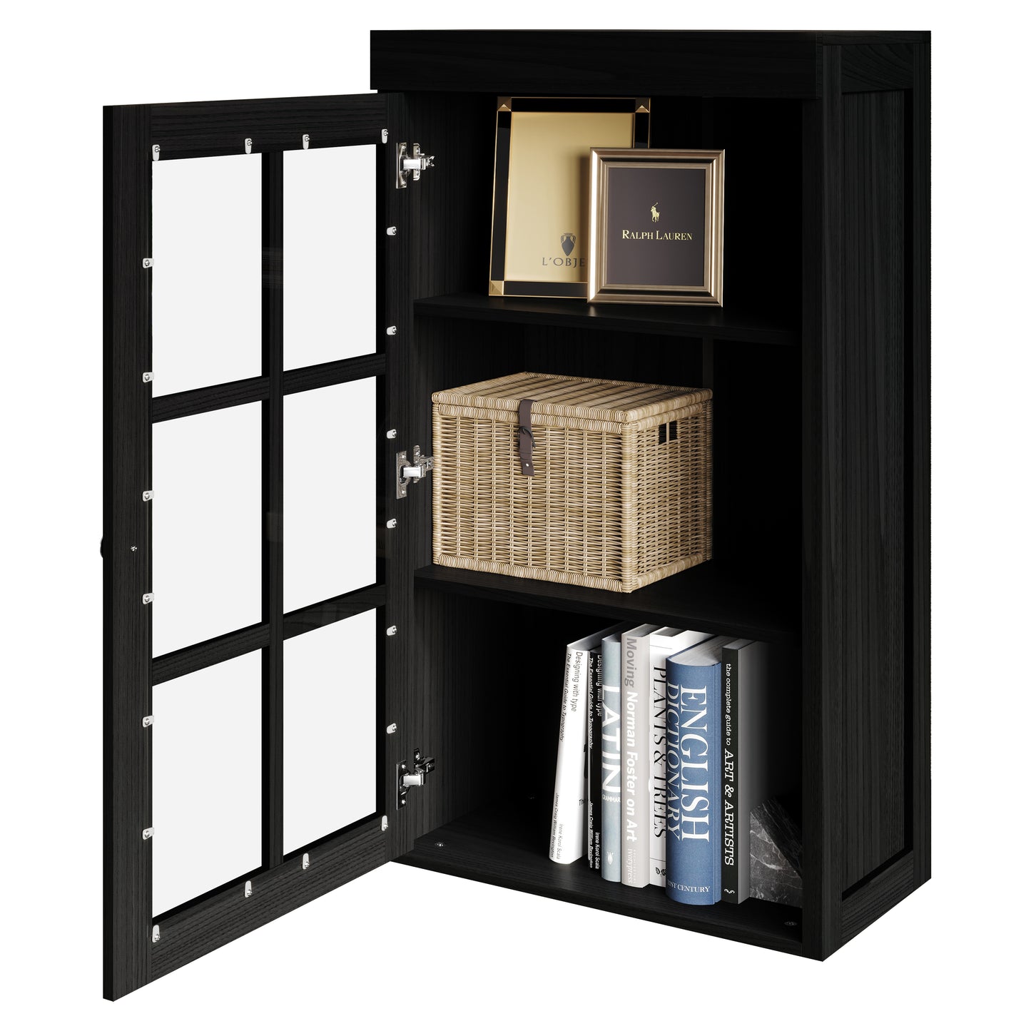 Elena Glass Door Storage Cabinet