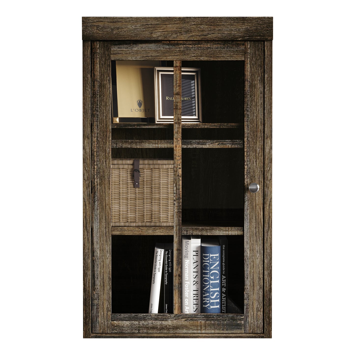 Elena Glass Door Storage Cabinet