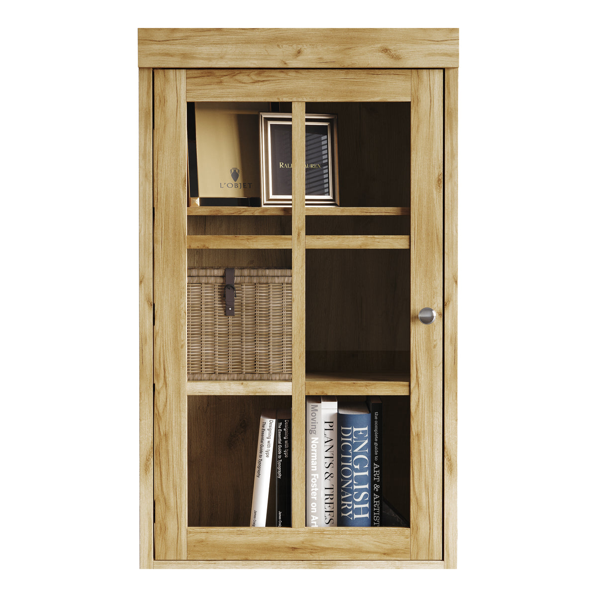 Elena Glass Door Storage Cabinet