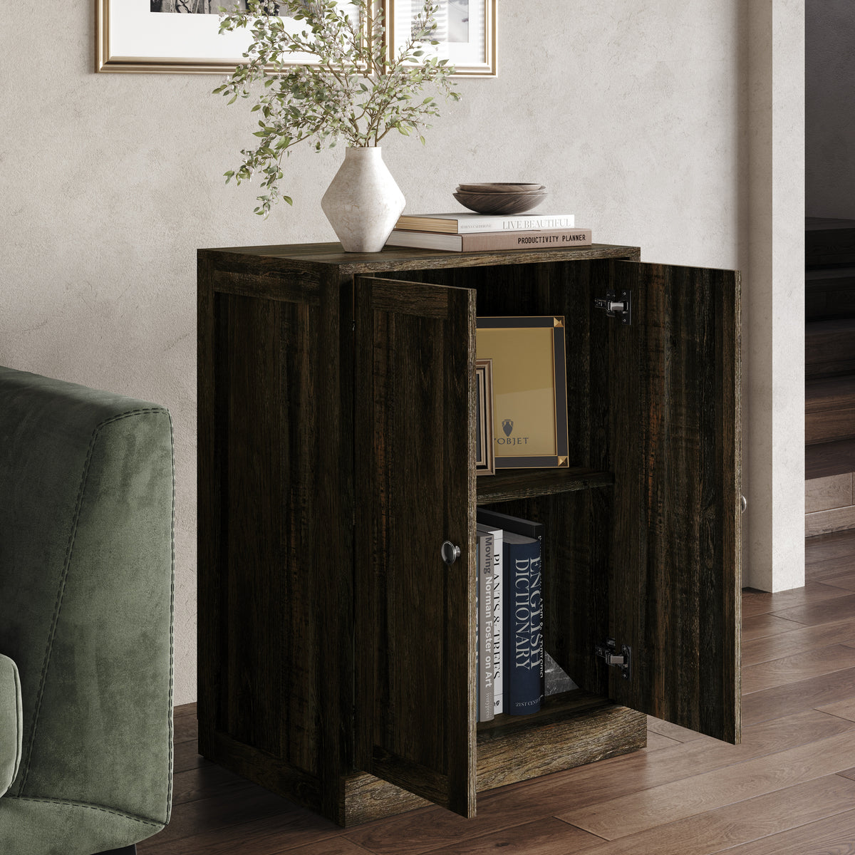 Maya 2-Door Storage Cabinet