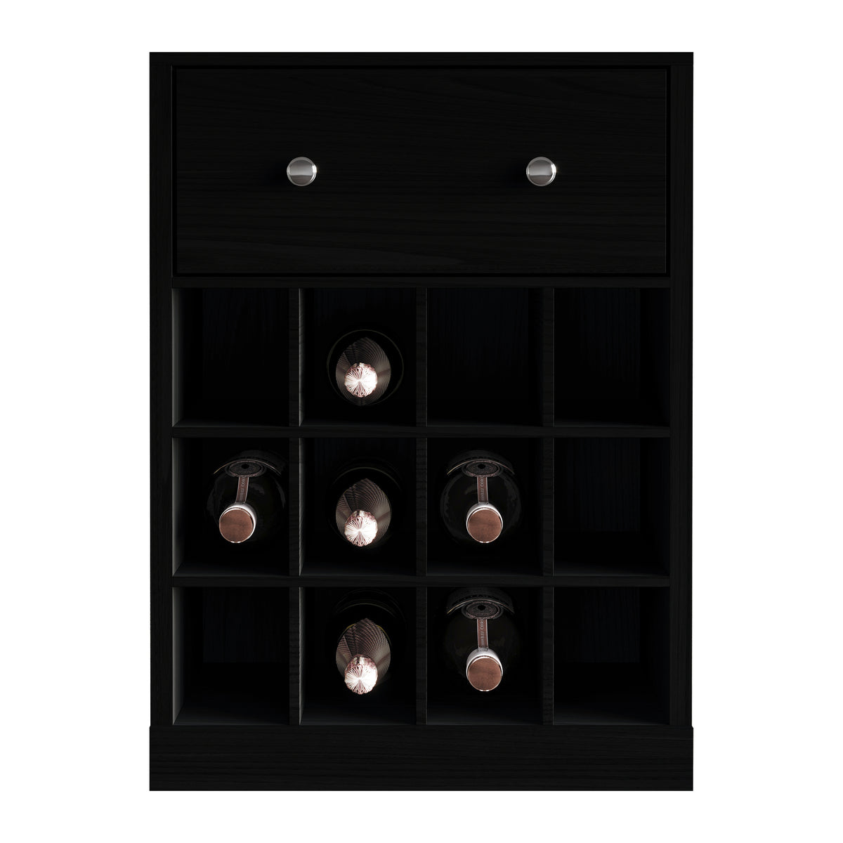 Sienna Drawer Cabinet with Wine Rack