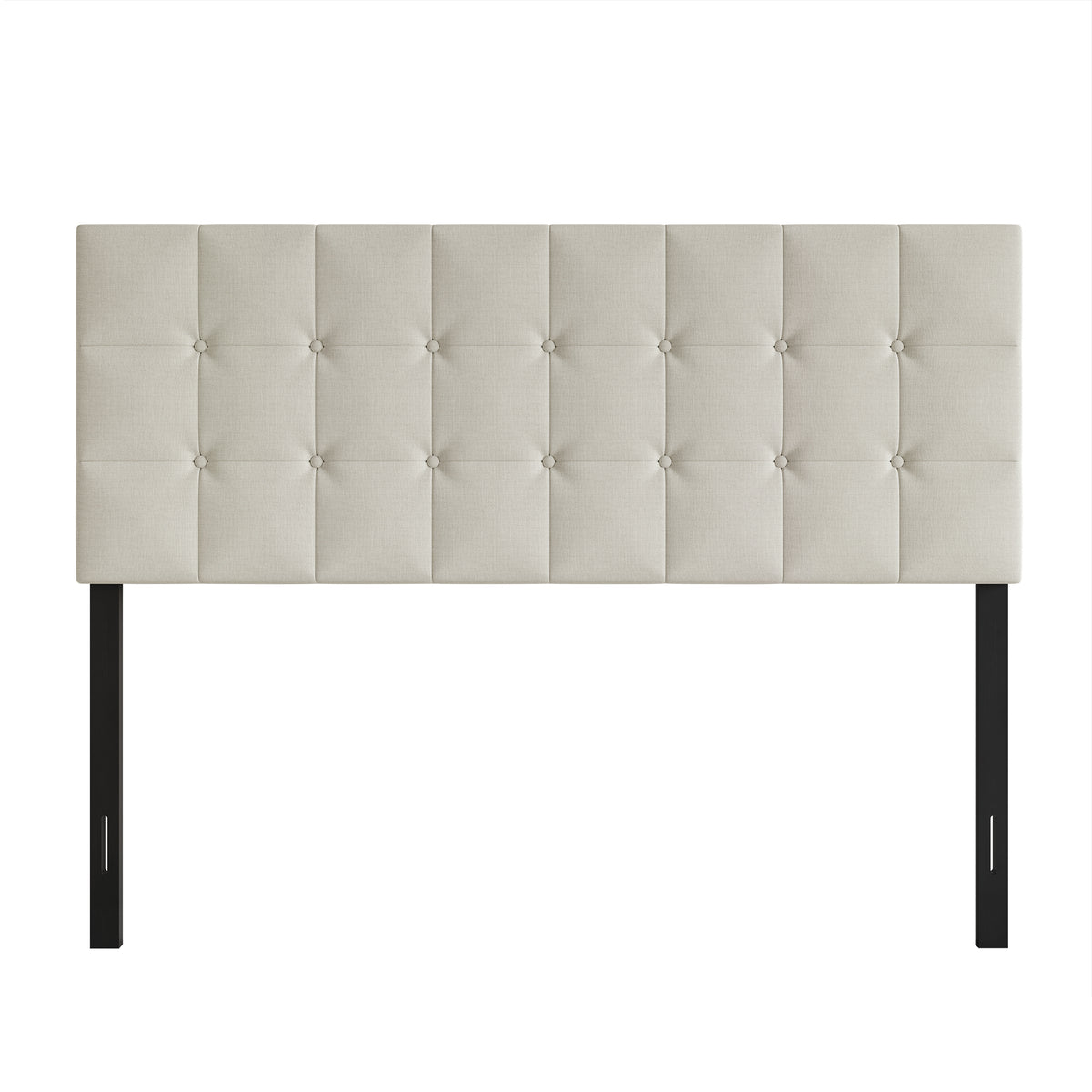 Raickett Button-Tufted Rectangle Upholstered Headboard