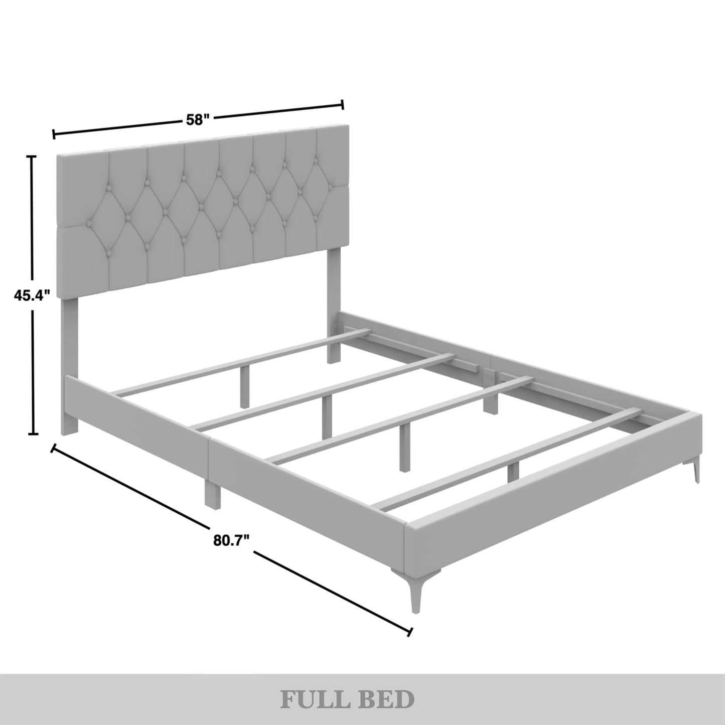 Gatsby Crystal Diamond Tufted Velvet Upholstered Bed with Storage Bench