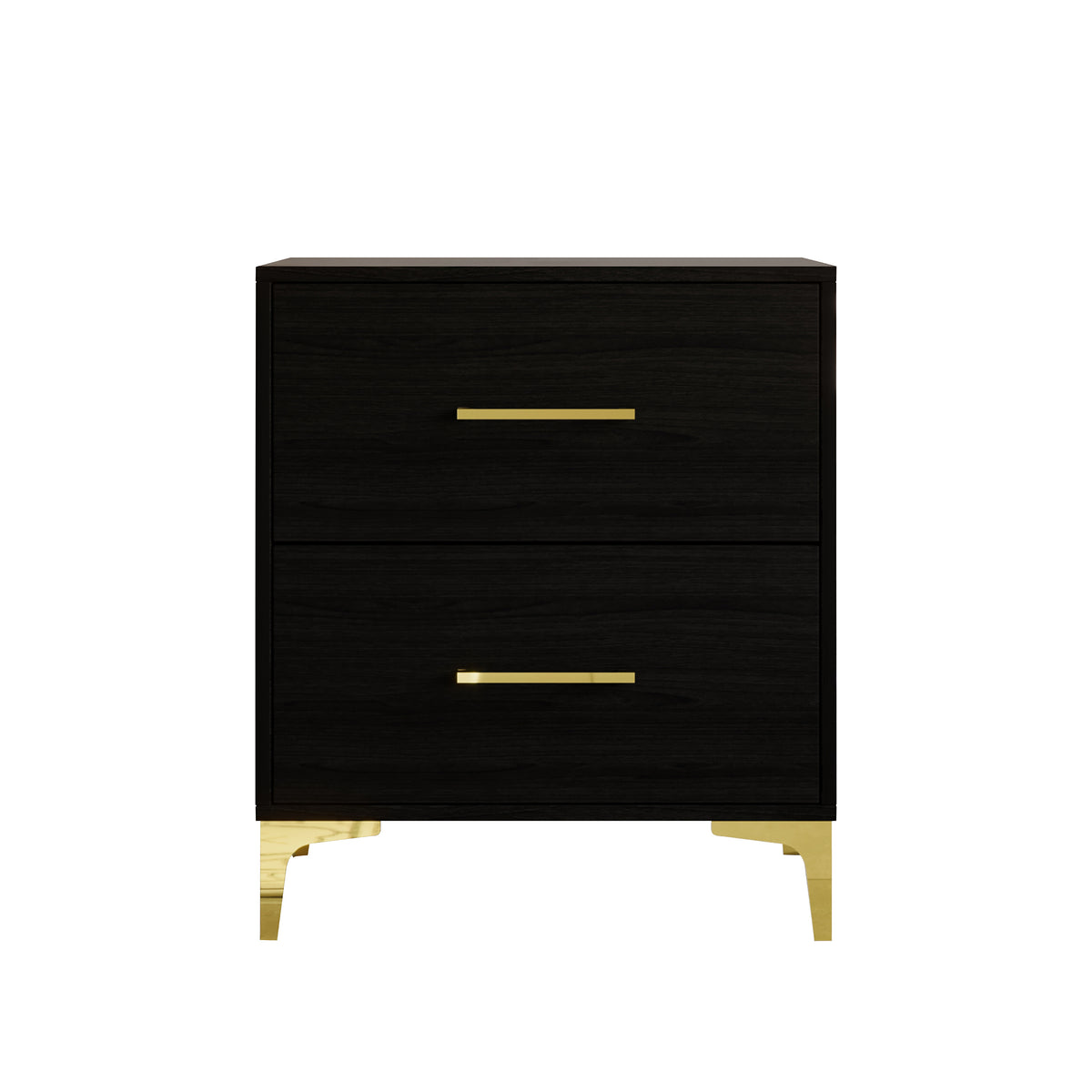 Lausyn 3 Piece Bedroom Nightstands Set Velvet Upholstered Bed