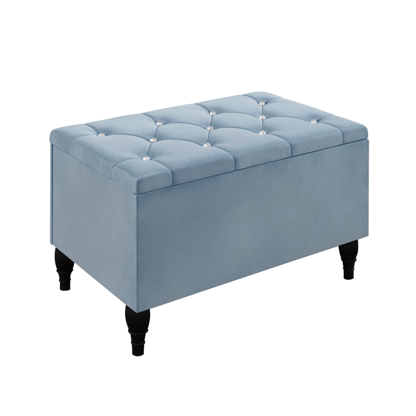 Falaq 2 Piece Bedroom Bench Set Velvet Wingback Upholstered Bed