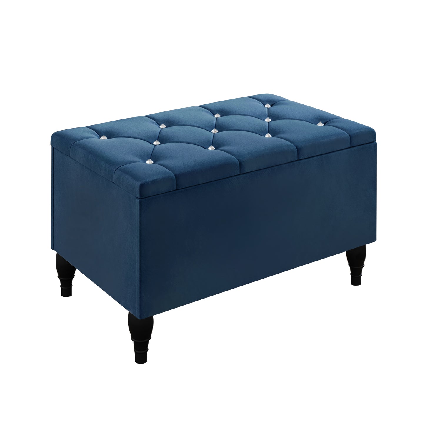 Falaq 2 Piece Bedroom Bench Set Velvet Wingback Upholstered Bed