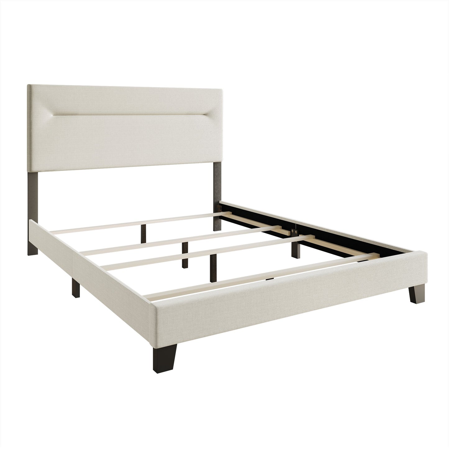 Emery Clean Linen Upholstered Bed