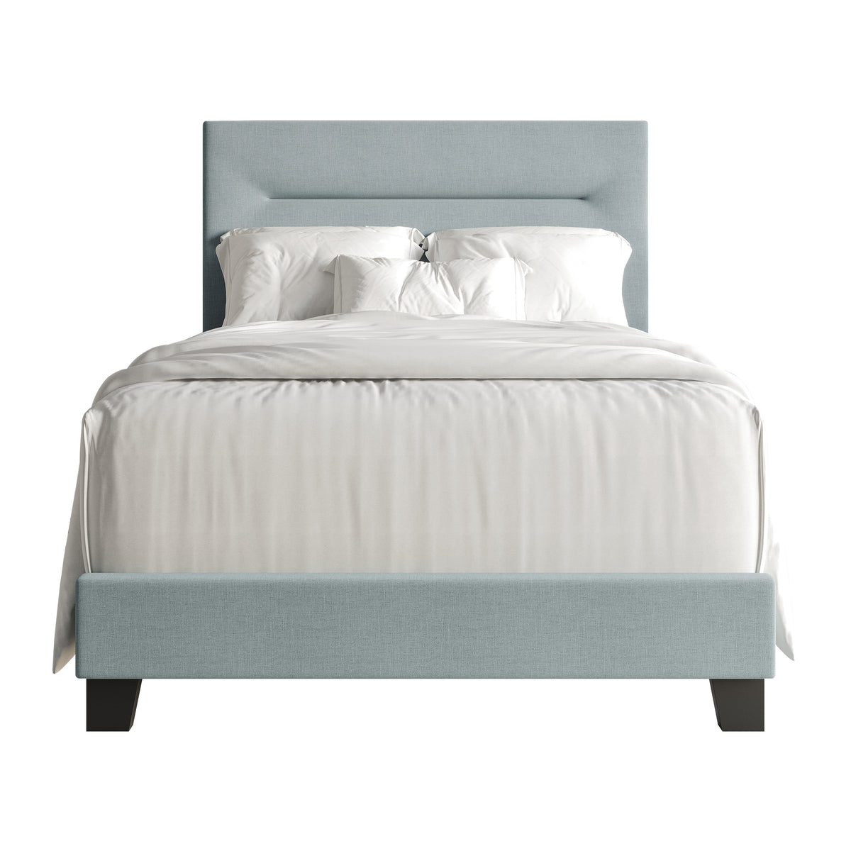 Emery Clean Linen Upholstered Bed
