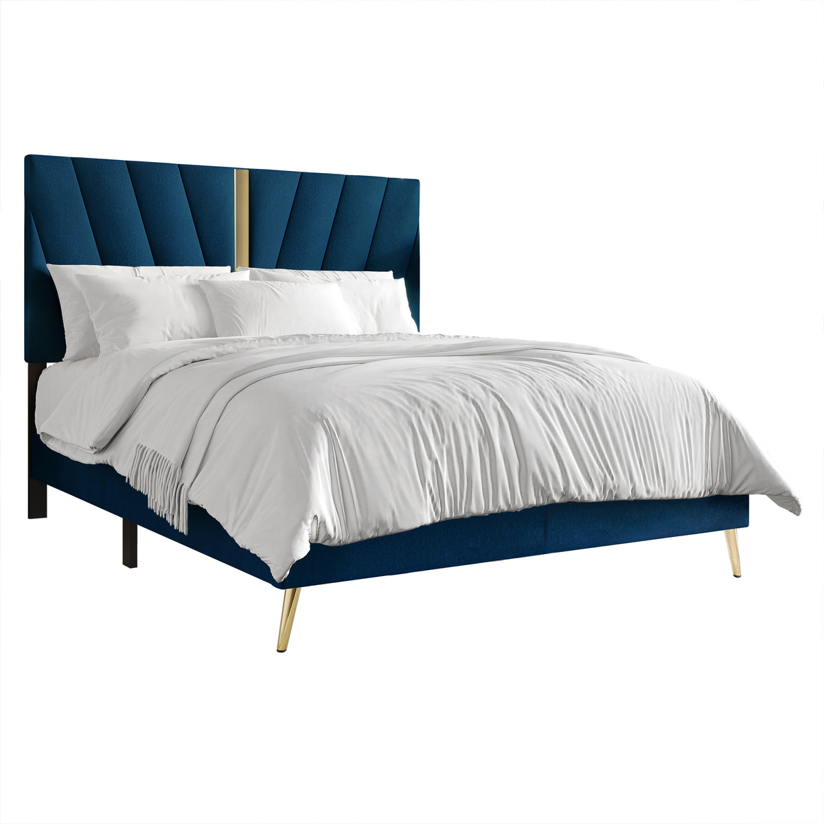 Lakeysa 4 Piece Contemporary Bedroom Set