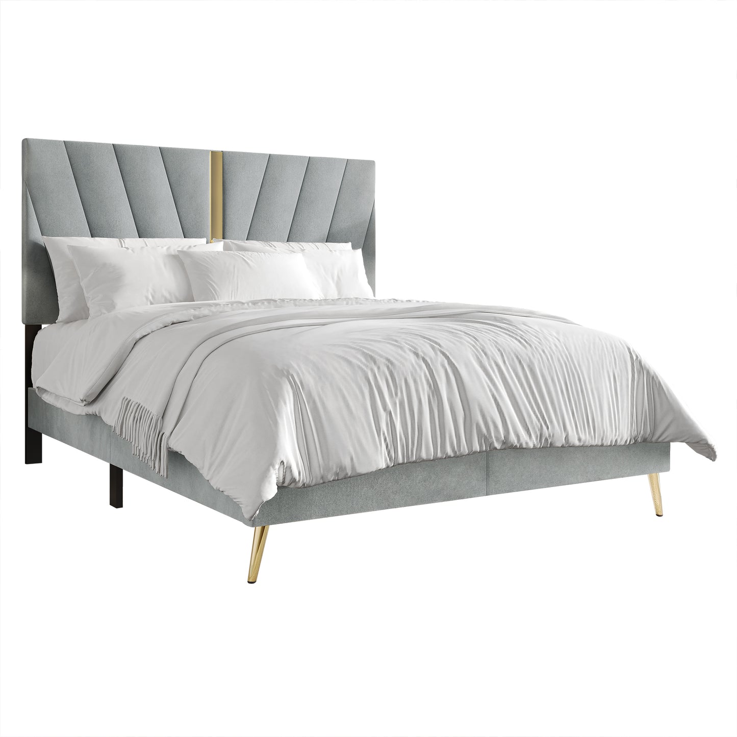 Lakeysa 4 Piece Contemporary Bedroom Set