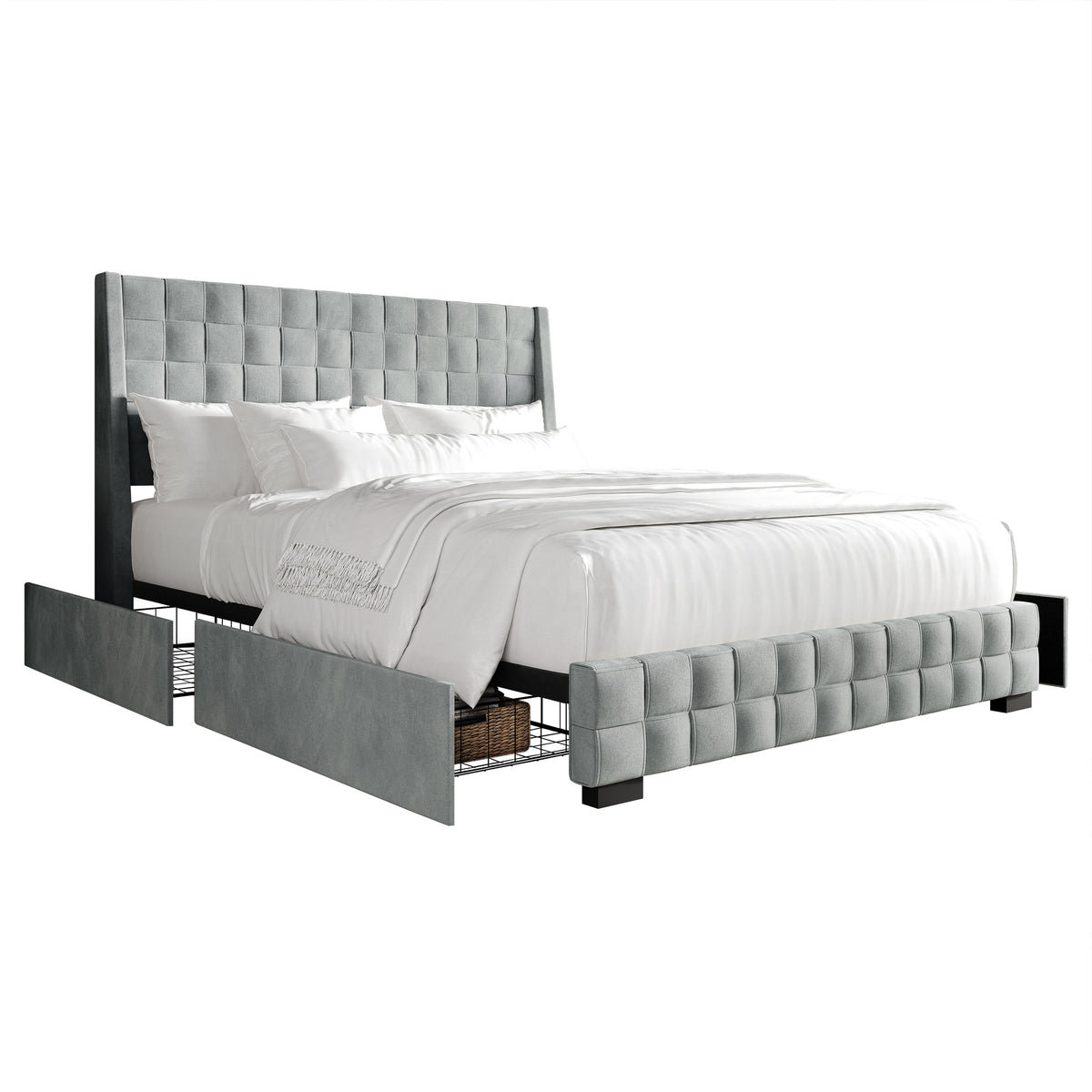 Dyisha Minimalist Platform Bed
