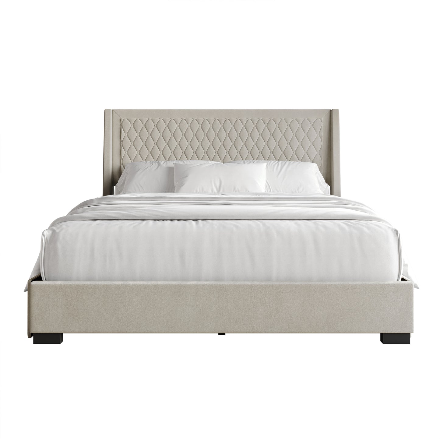 Huckins Velvet Luxurious Bed