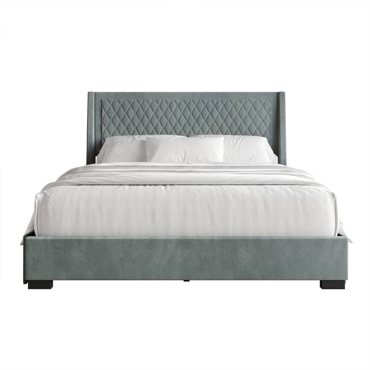 Huckins Velvet Luxurious Bed