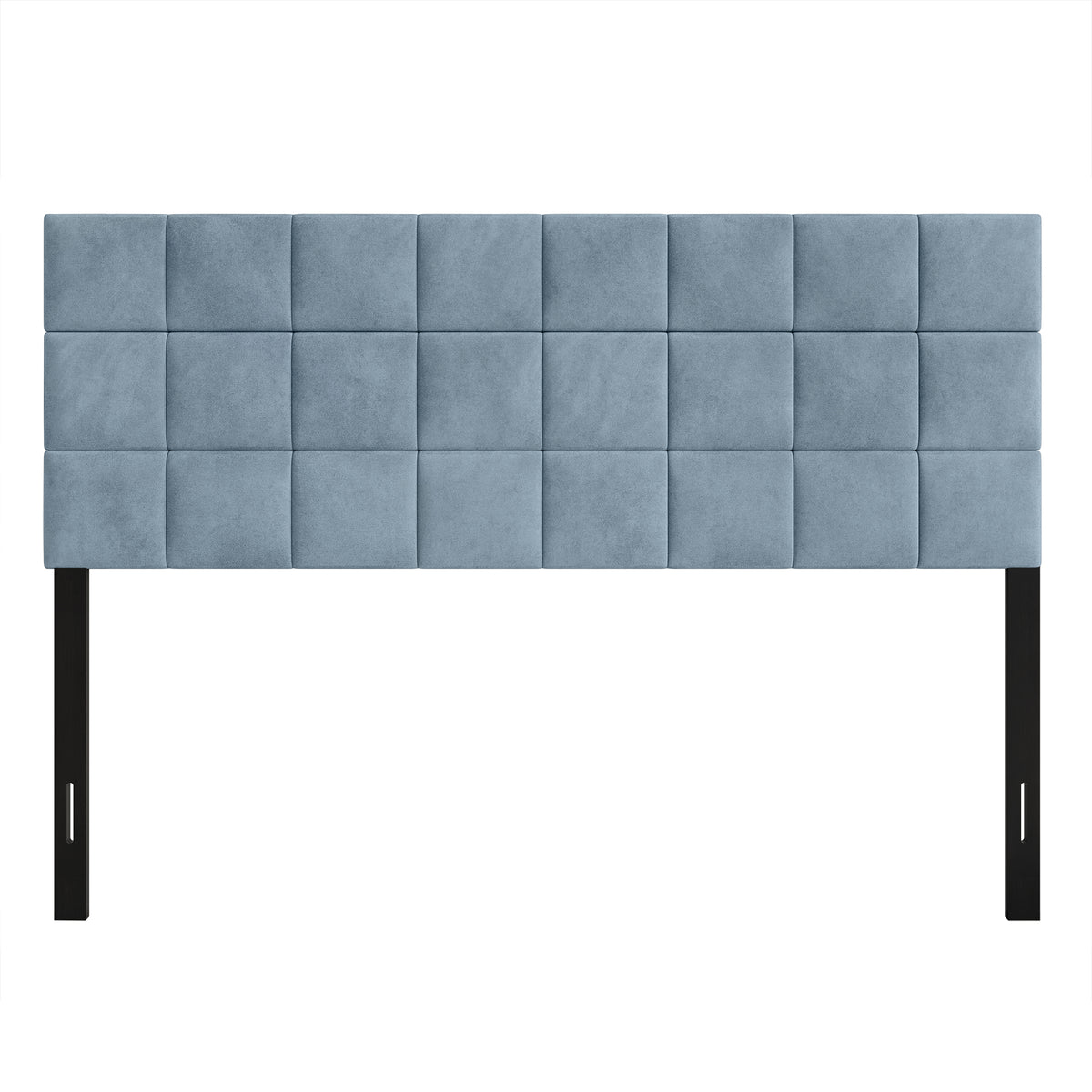 Danijela Square Stitching Velvet Upholstered Headboard