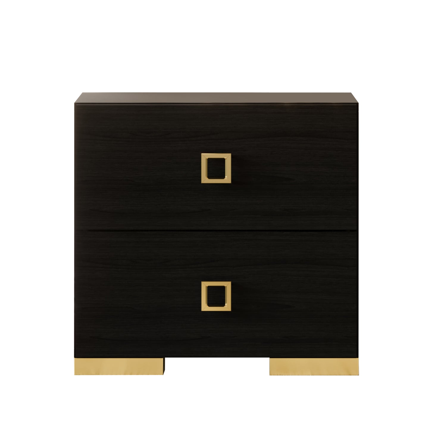 Matsuko Modern 2-Drawers Nightstand