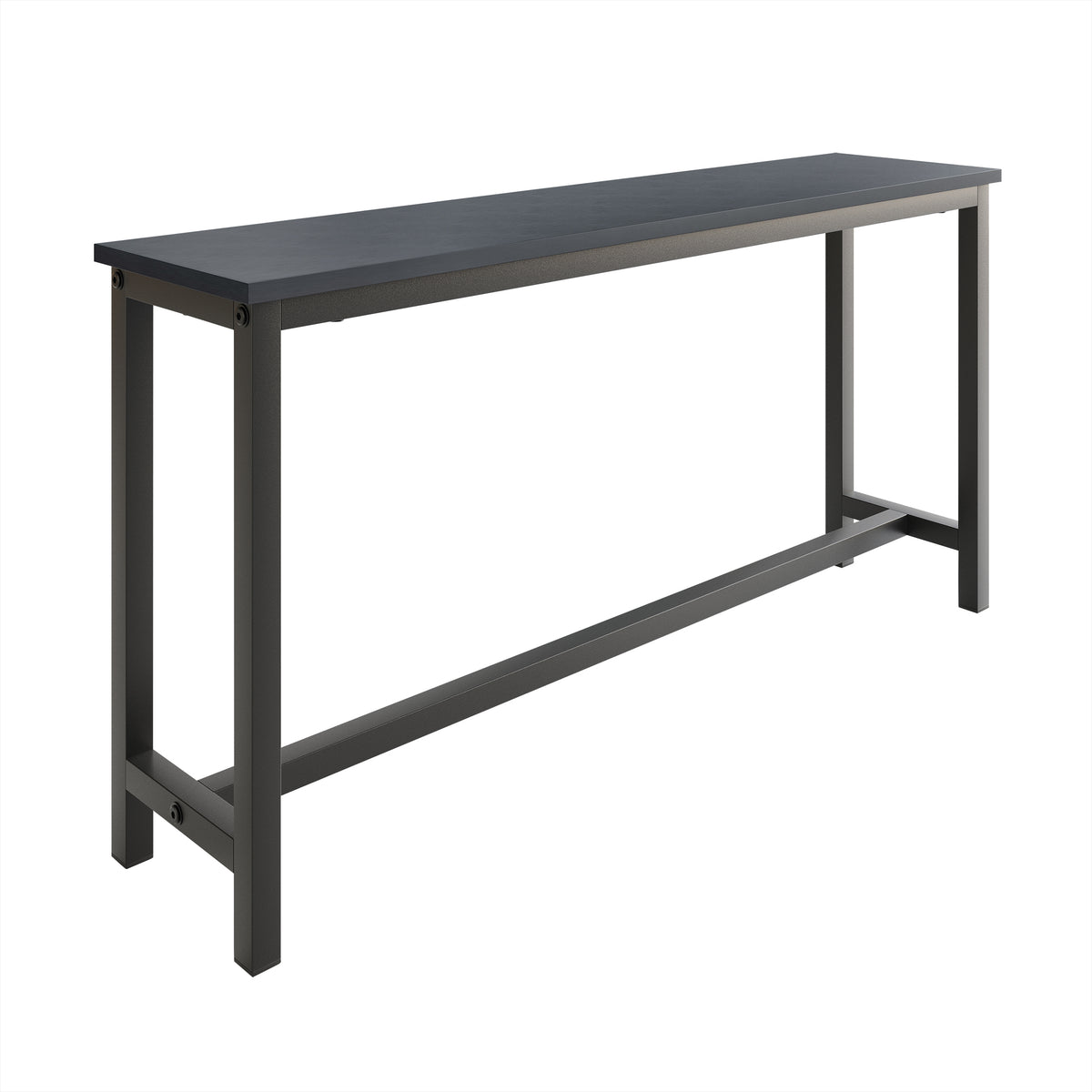 Anisur Farmhouse Two-tone 4-piece Metal Dining Set