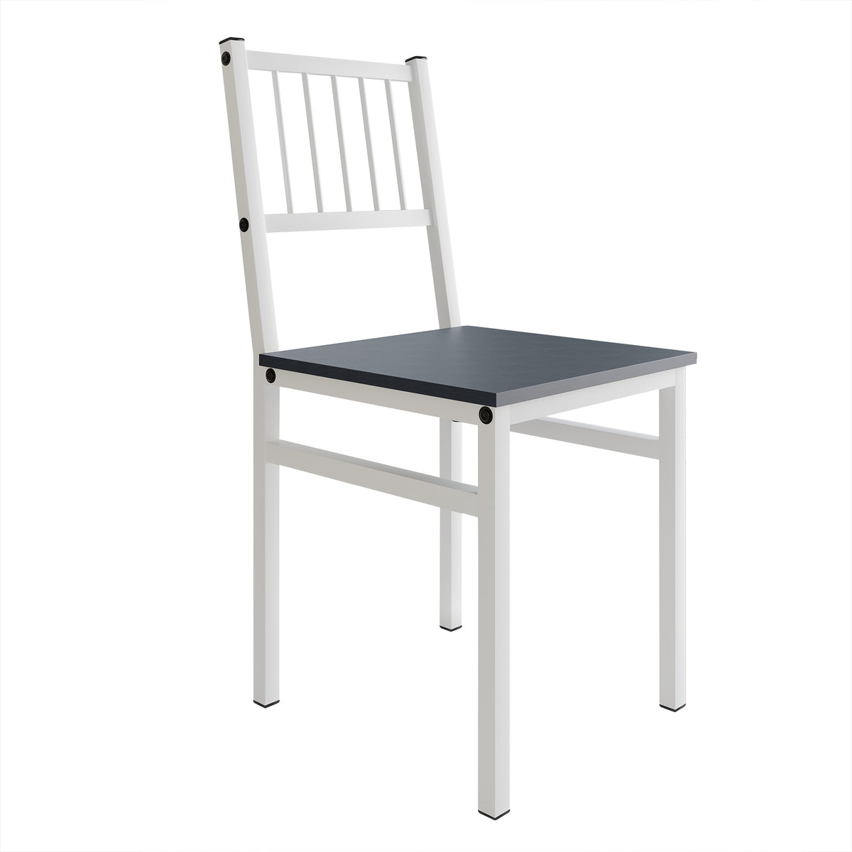 Anisur Farmhouse Two-tone 4-piece Metal Dining Set