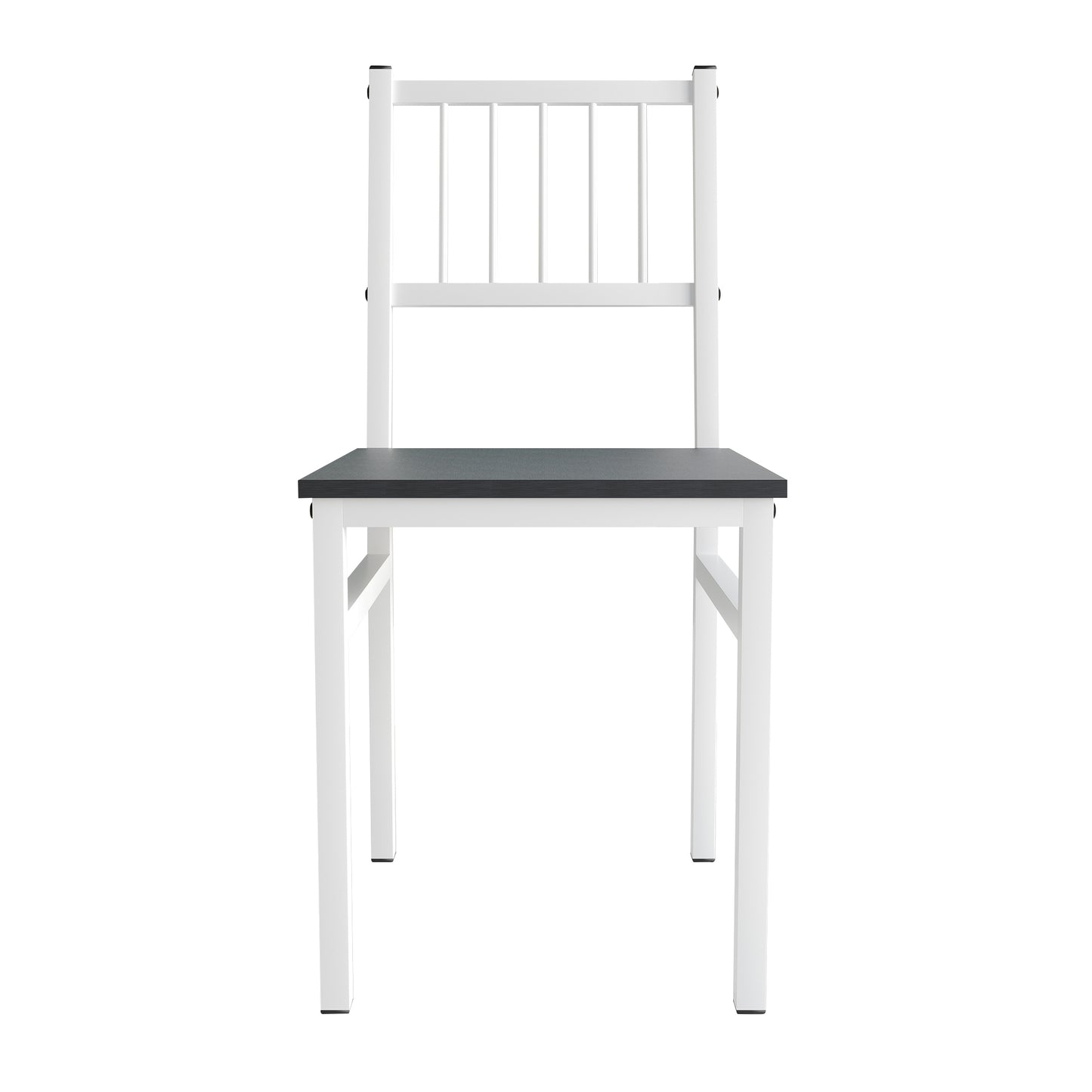 Anisur Farmhouse Two-tone 4-piece Metal Dining Set