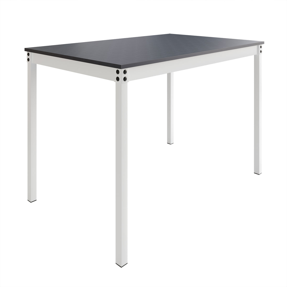 Anisur Farmhouse Two-tone 4-piece Metal Dining Set