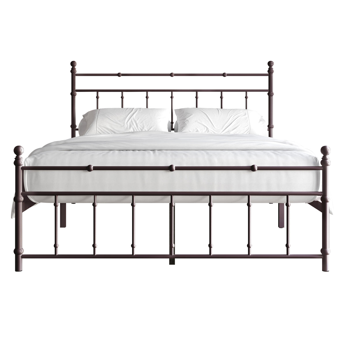 Ashik Victoria Style Metal Platform Bed