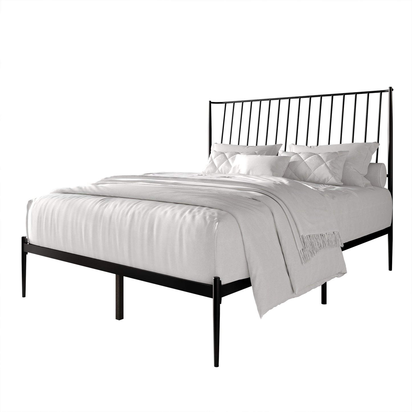 Rashae Metal Platform Bed
