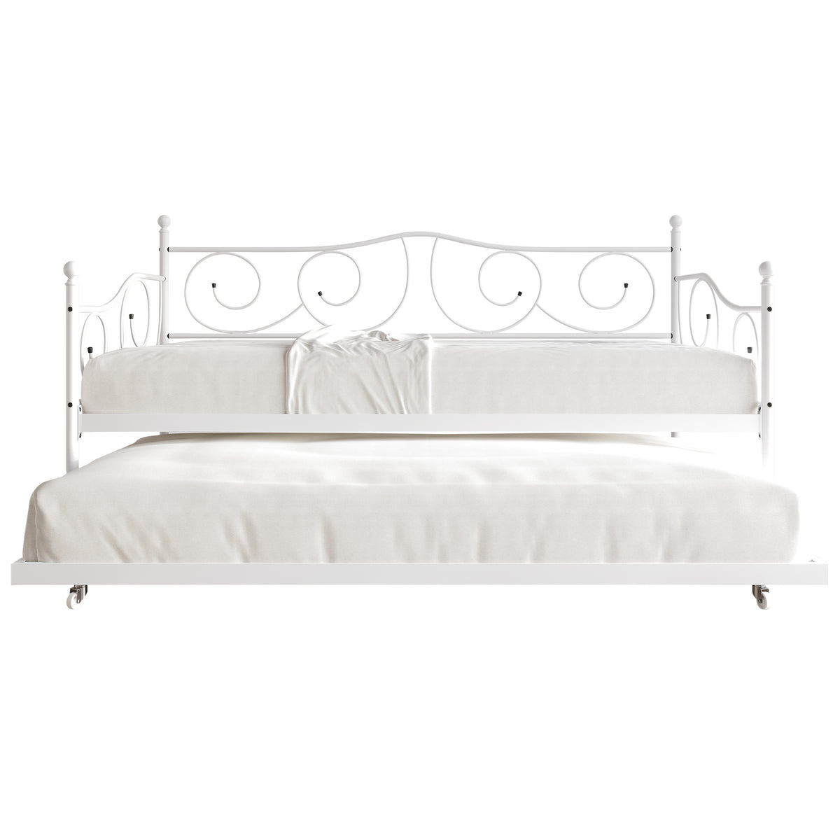 Odlo Twin Size Metal Daybed with Trundle