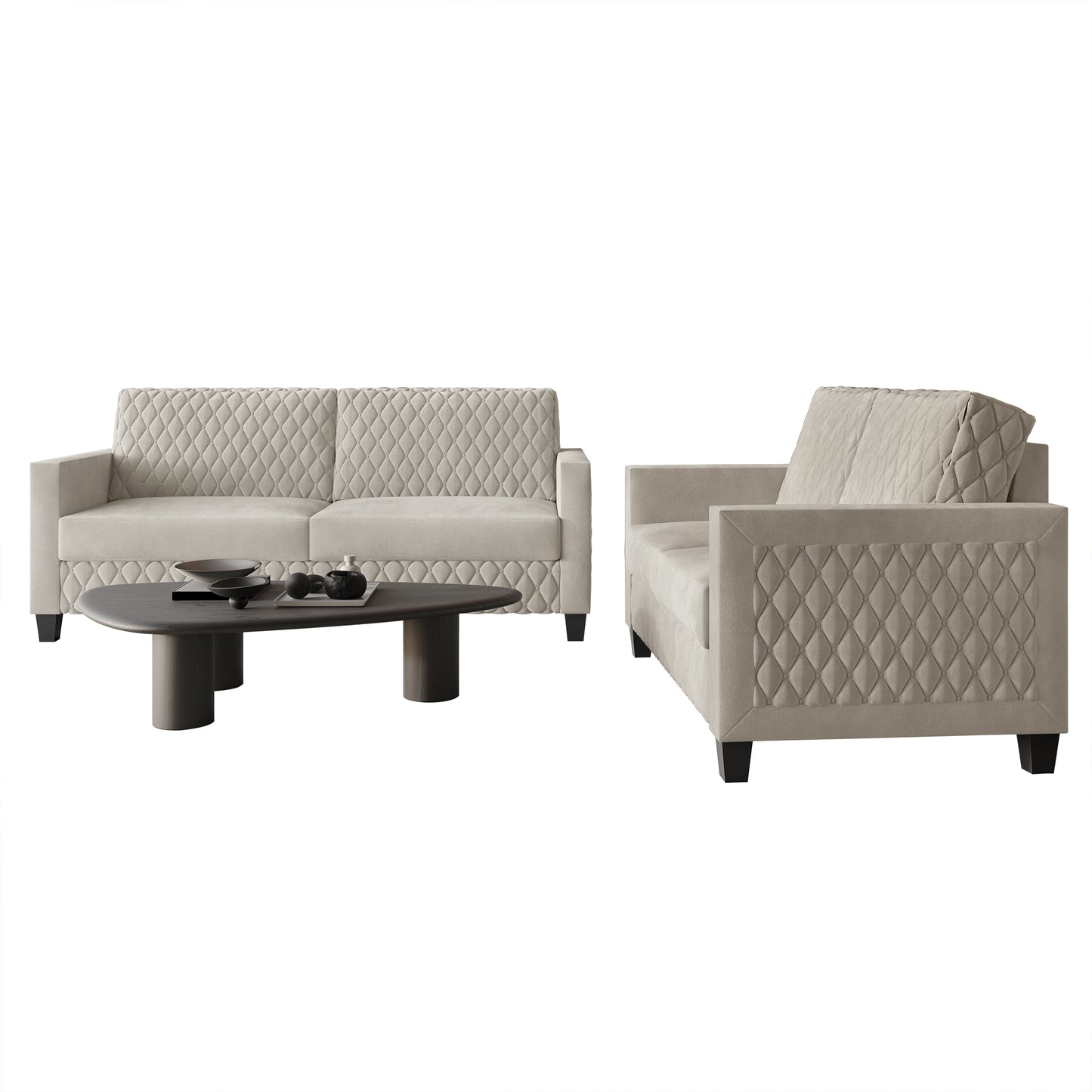 Ludford Velvet Upholstered Sofa