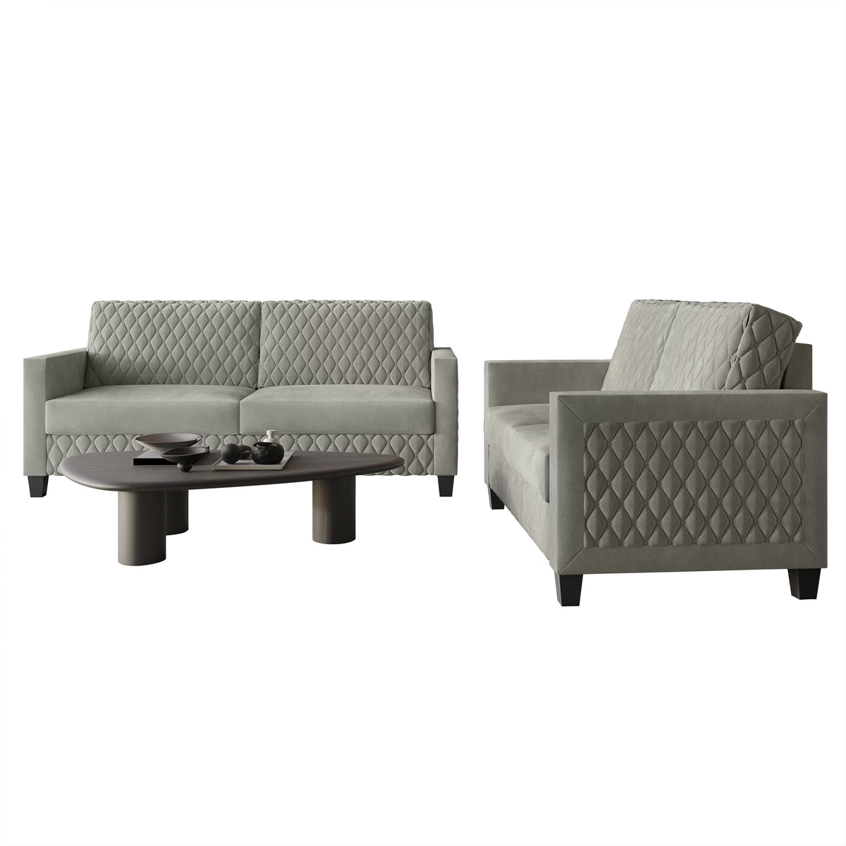 Ludford Velvet Upholstered Sofa